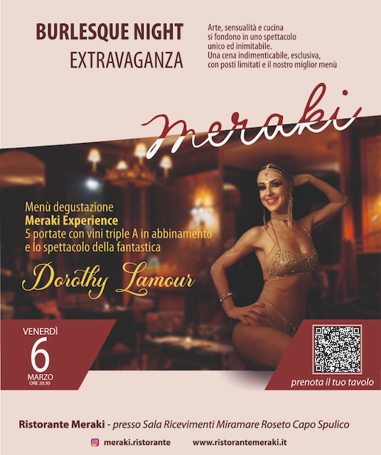 Burlesque Extravaganza con Dorothy Lamour